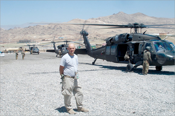 Dolazak u neke od baza u Avganistanu moguće јe samo pomoću helikoptera